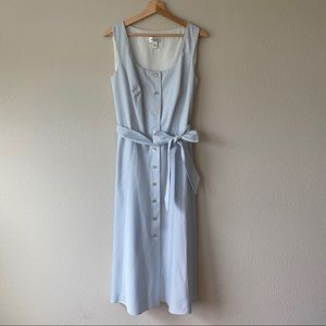 !SALE! Talbots Preppy Sleeveless Button Down Dress